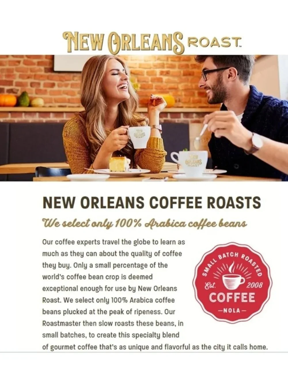 New Orleans Roast Bride's Cake Ground Coffee 12oz Pack Of 2